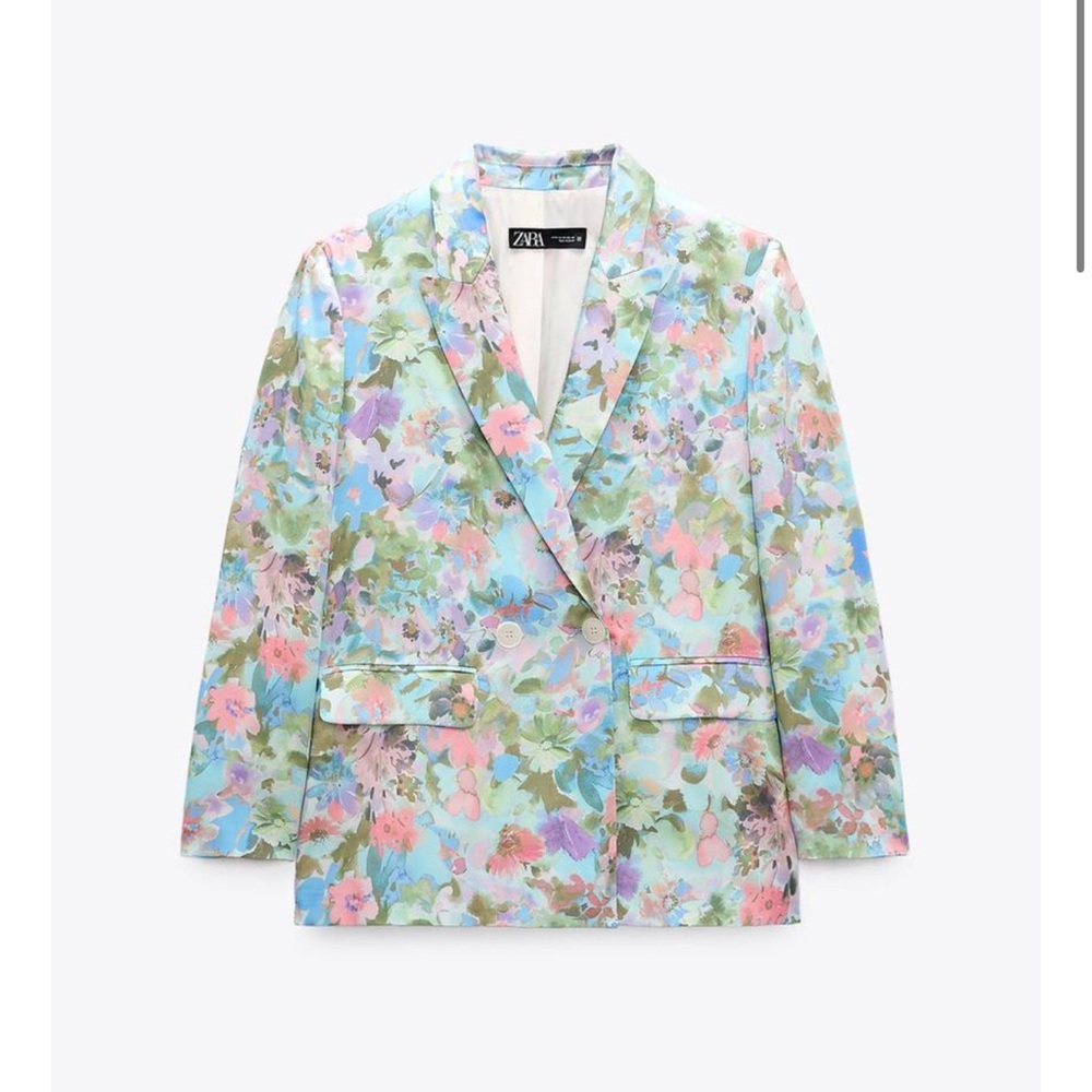 Zara Floral Blazer - Multicolor